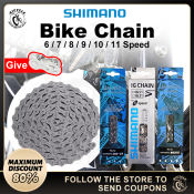 SHIMANO Bike Chain - 8/9/10/11 Speed, 116 Link