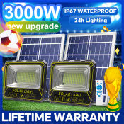 800W Solar Flood Light with Remote Control and 30-Year Warranty