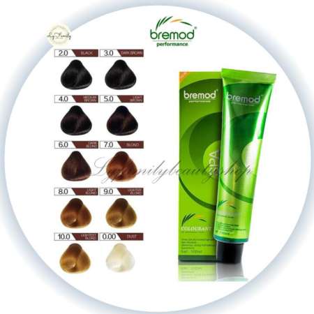 Bremod Natural Hair Color Dye - Various Shades 100ml
