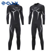 3mm Neoprene Men's Wetsuit - Ideal for Diving & Surfing