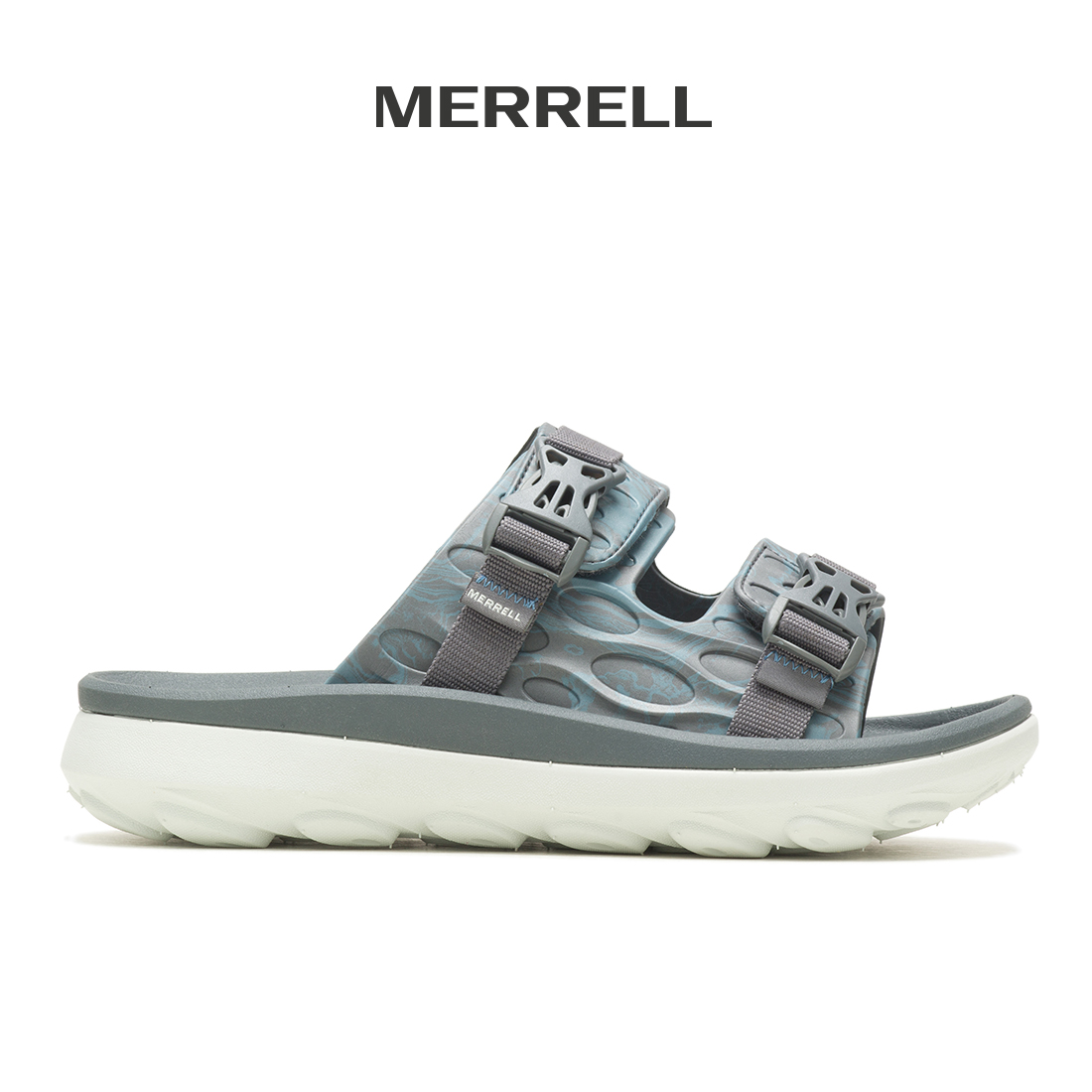 Discount on Merrell  shoes - SKU: Hut Ultra Wrap -Rock Mens Sandals Water