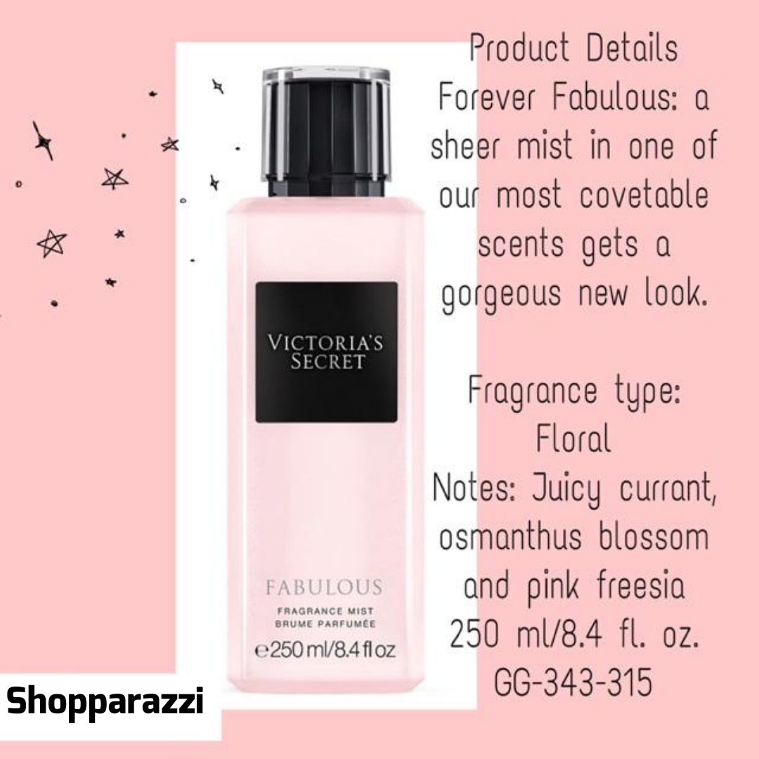 Fabulous victoria secret body mist hot sale