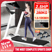 Foldable 2.5HP Treadmill with LED Screen, Variable Speed - [Brand Name