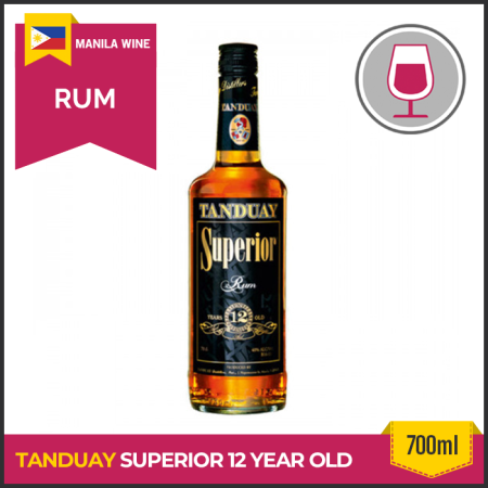 Tanduay Superior 12 Year Old  Filipino Rum