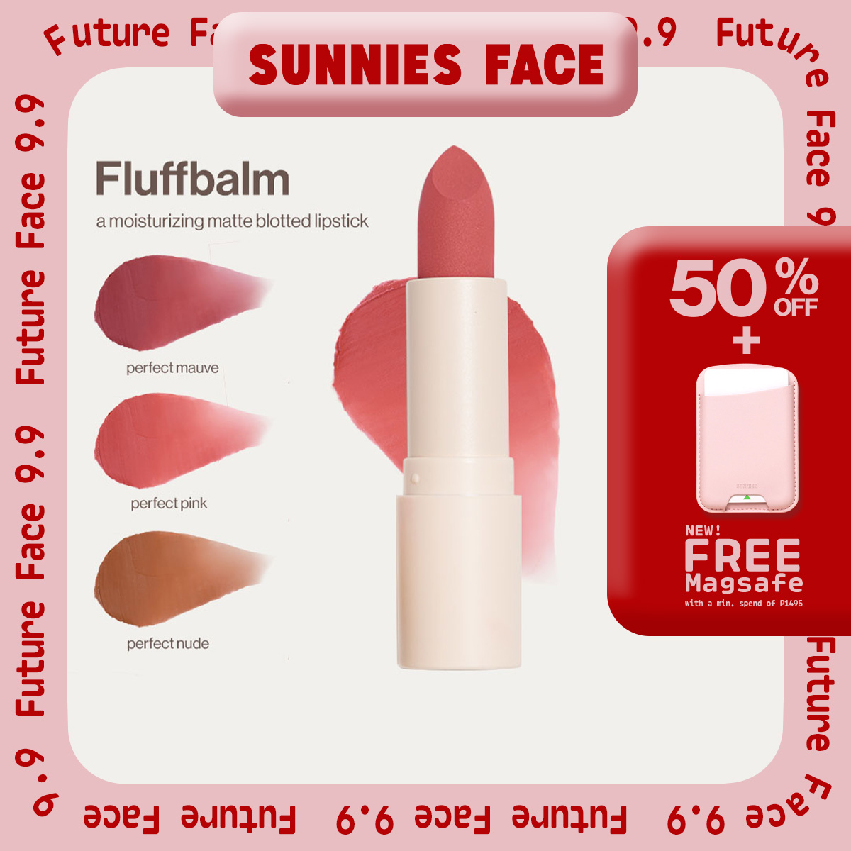Discount on Sunnies Face  shoes - SKU: Sunnies Face Fluffbalm [Moisturizing Matte Blotted Lipstick]
