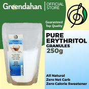 Greendahan Pure Erythritol Granulated 250g,NO MALTODEXTRIN