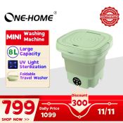 ONE HOME Folding Mini Washing Machine - 8L Capacity