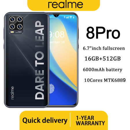 Realme 8Pro Cellphone - 2021 Big Sale: Android, 16GB+