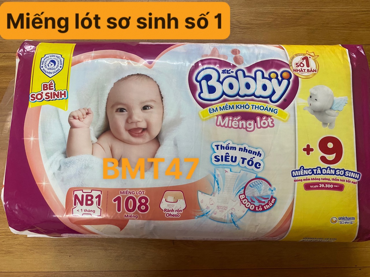 Miếng Lót Sơ Sinh Bobby Newborn 1