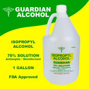 Guardian Isopropyl Alcohol 1 Gallon 70% Solution Authentic