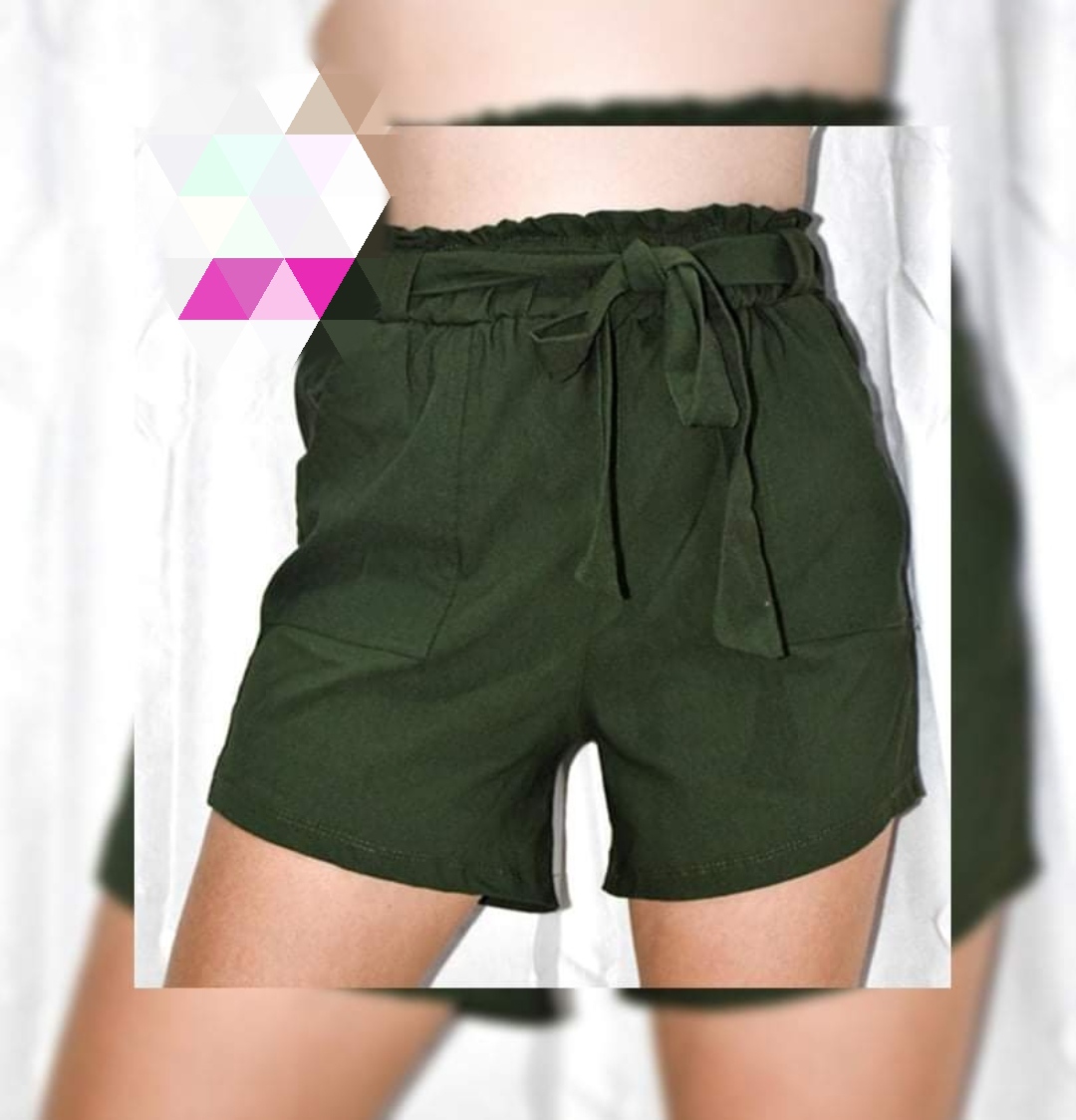 SEXY SHORTS COLORED STRETCHABLE FOR WOMENS (fit to 25-30 waist)