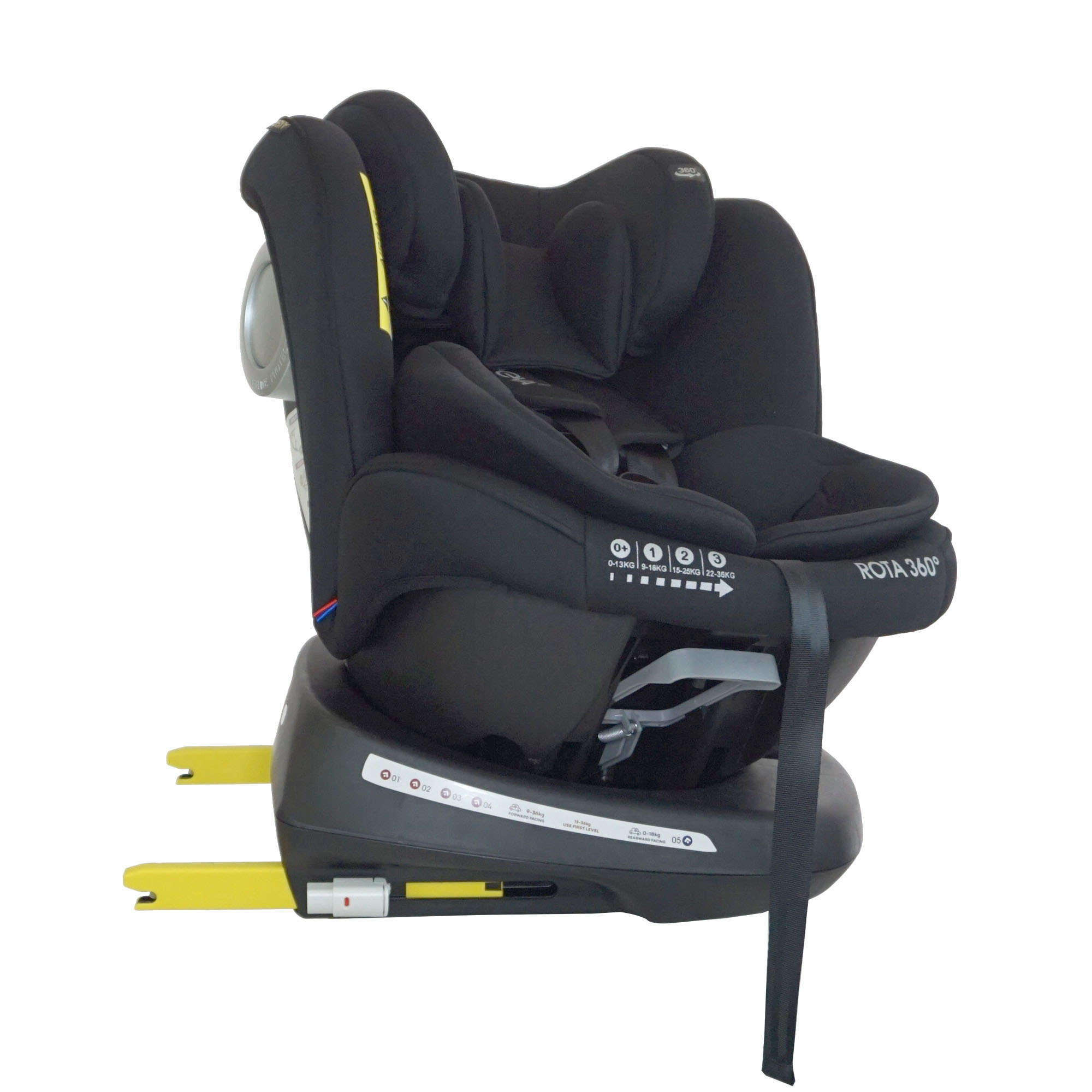 Akeeva 360 Rotate Isofix Car Seat with Side Impact Protection