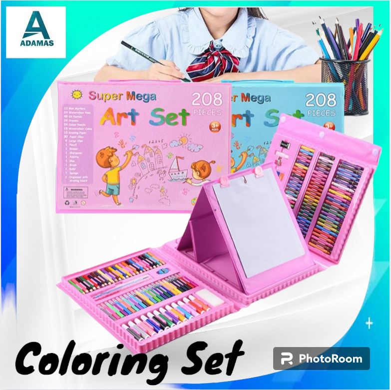 168 Pcs Kids Super Mega Art Colouring Set – ecomstock