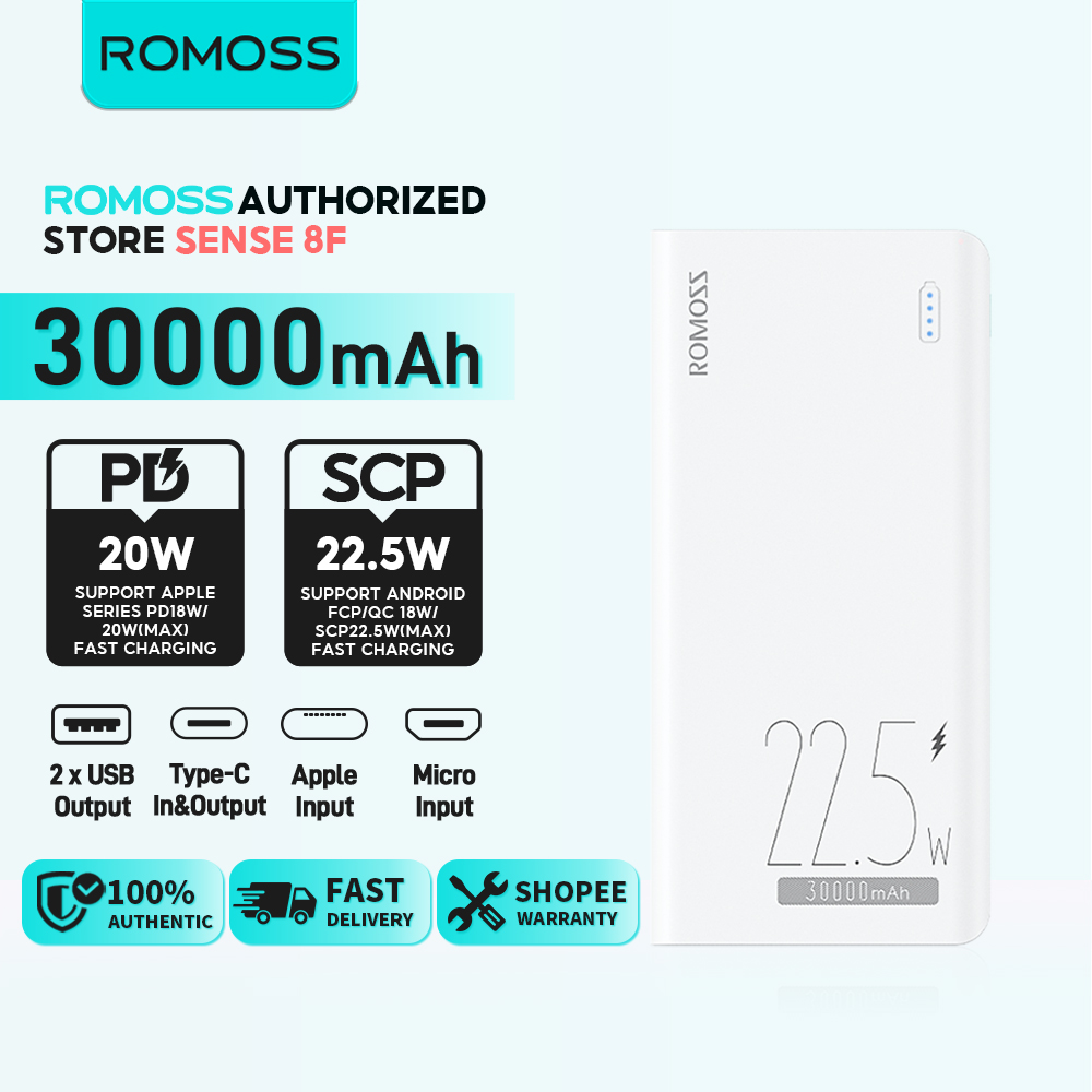 Romoss Sense Series Powerbank - The Ultimate Portable Charging Solution