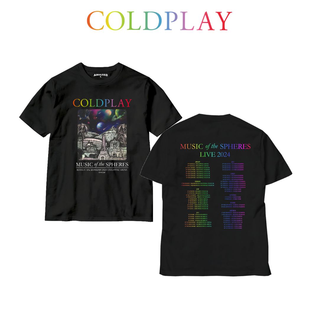 Coldplay t hotsell shirt philippines