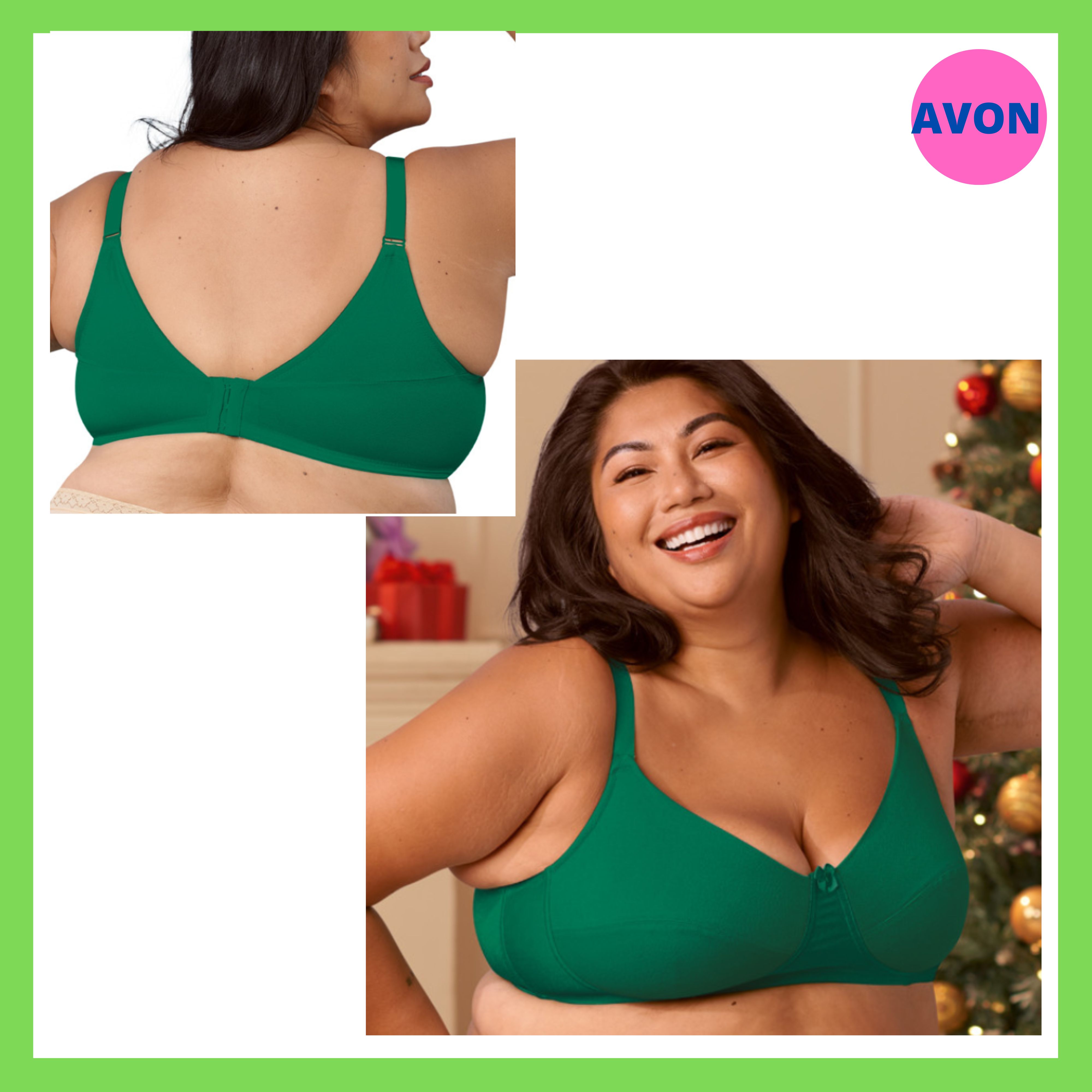 Avon Official Store Susan Non-Wire Back Smoothing Bra for Plus Size Women  Original Adjustable soft cool and breathable