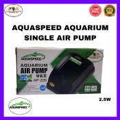 Aquaspeed Aquarium Airpump - Energy Saving Single Output (Brand: Aquaspeed)