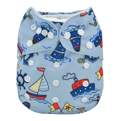 ALVA Baby 3.0 Cloth Diapers 【shell only】Printed One Size Reusable Washable Pocket nappy fit 3-15kg newborn to 3 years old babies (14)