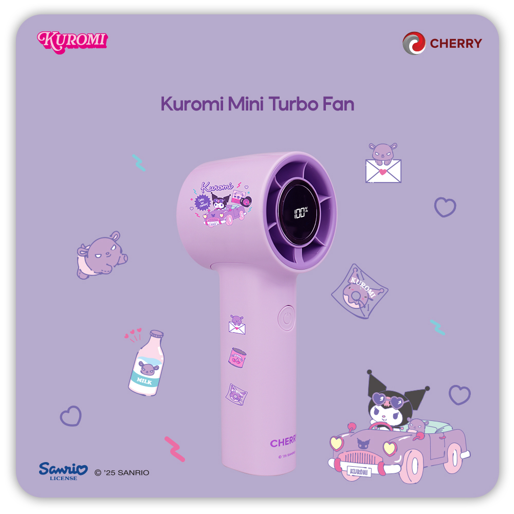 Sanrio Characters and CHERRY Mini Turbo Fan - Image 2