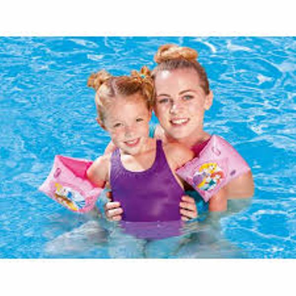 Brand New In Box Disney Princess Print Girls Armband Floaties  Age 3 to 6 Years 