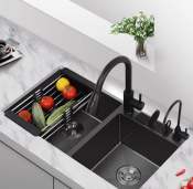 High quality SUS304 Stainless Steel Kitchen Sink with faucet