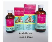 LC Vit - Pet Vitamins Syrup, 60ml and 120ml