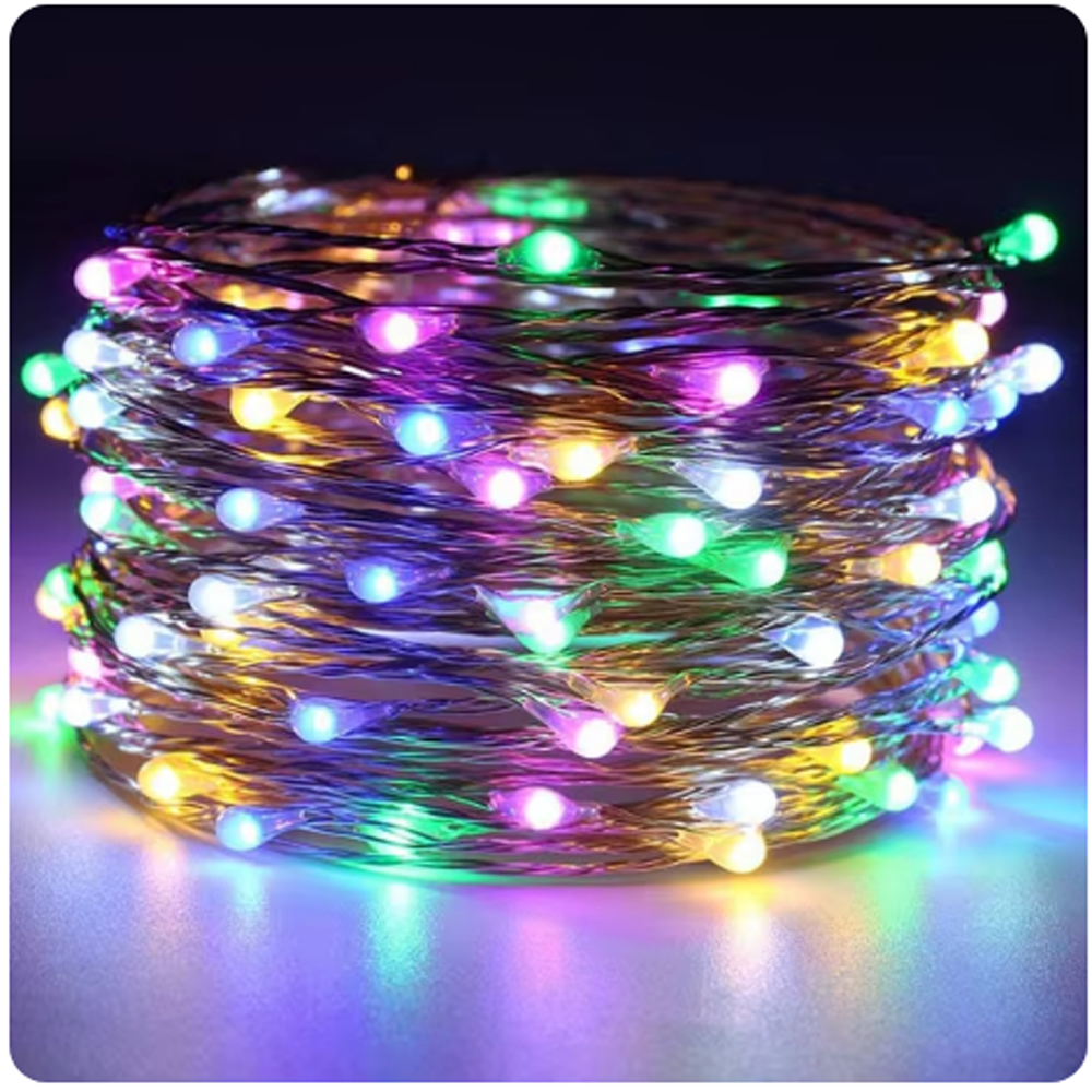 USB LED String Light 1M 3M 5M 10M Fairy Christmas Lights Copper Wire Wedding Garland Lights for Christmas Holiday Party Decoration