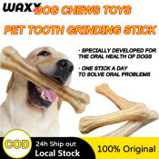 Leather Cowhide Dog Chews - Molar Teeth Cleaning Treats