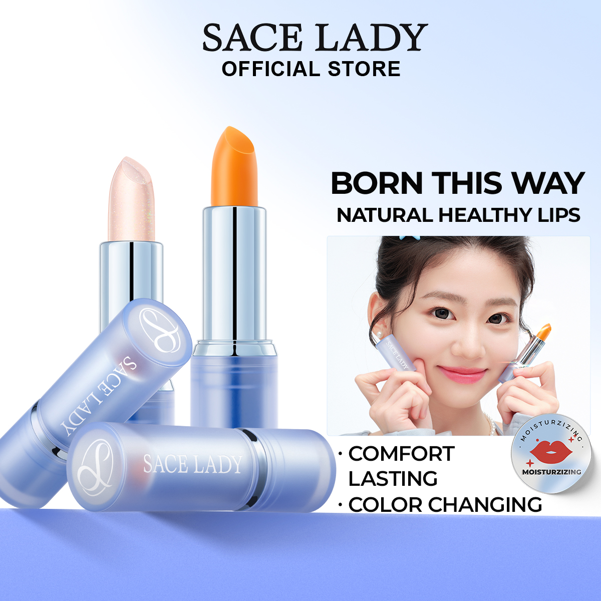 Discount on SACE LADY  shoes - SKU: SACE LADY Tinted Lip Balm Moisturizing Long Lasting Natural Non-sticky Essential Oil Repair Lip Care