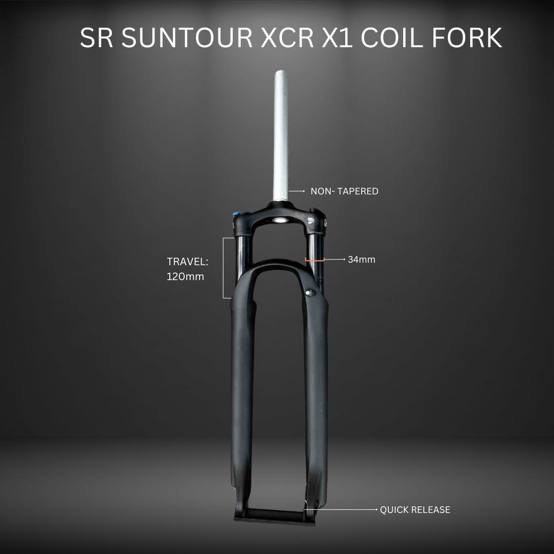 SR SUNTOUR XCR X1 COIL FORK 110mm TRAVEL 27.5 And 29 Inch Coil