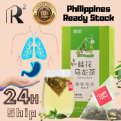 Stress Relief Osmanthus Oolong Tea - Healthful Brewed Triangle Bags