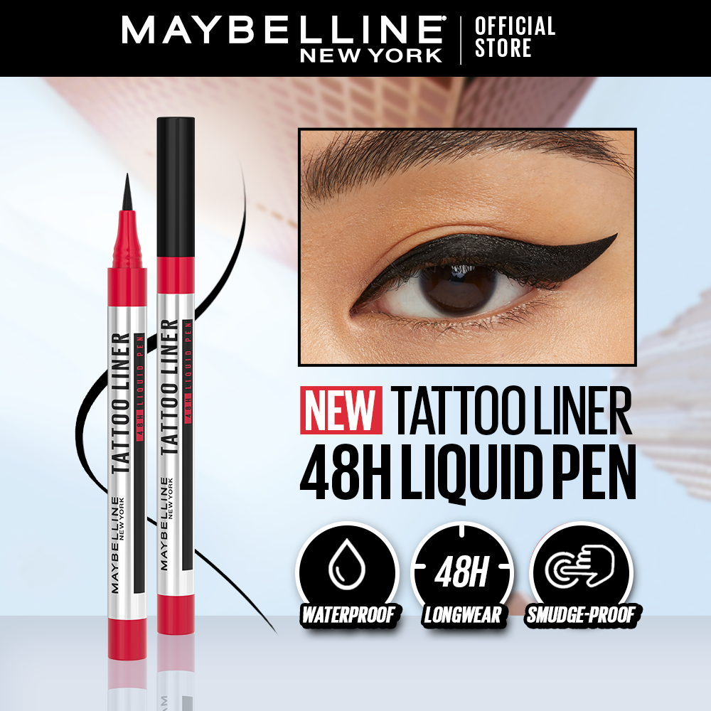 Discount on Maybelline  shoes - SKU:  Tattoo Liner 48h Liquid Pen - Eyeliner Waterproof Smudgeproof