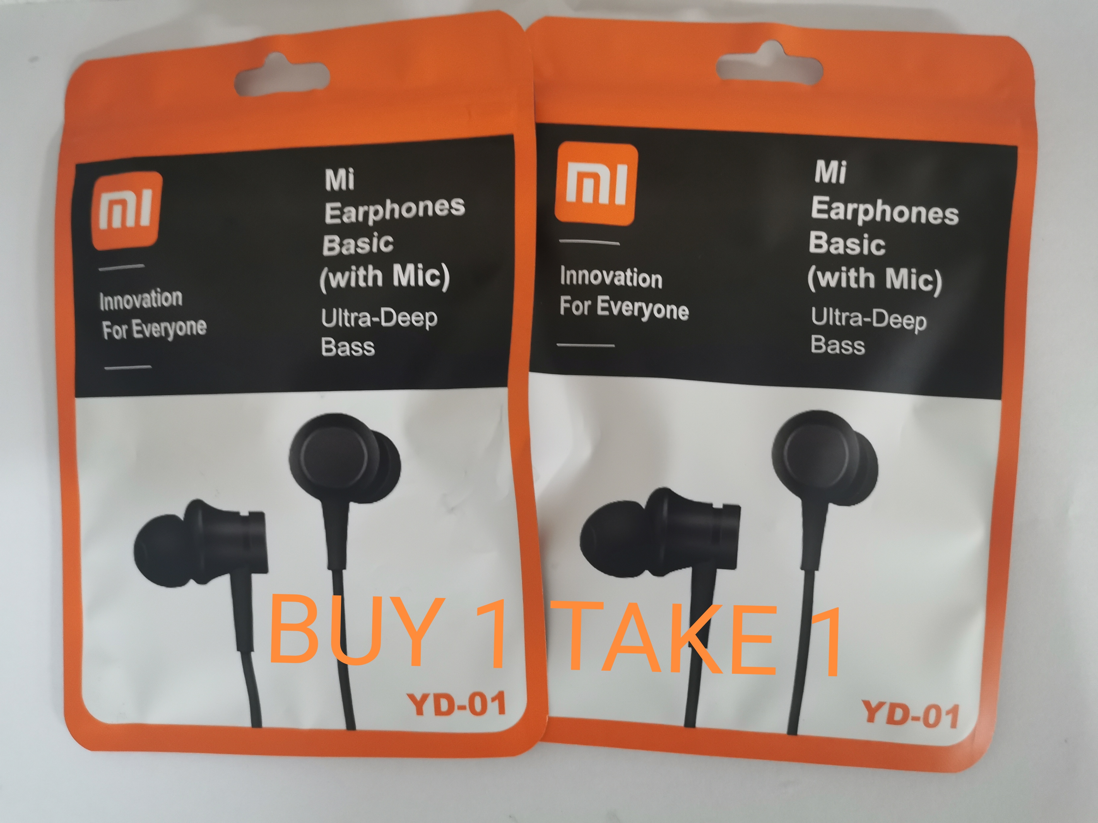 BUY TAKE Xiaomi Earphone Mi Piston In-Ear with MIC Dj
