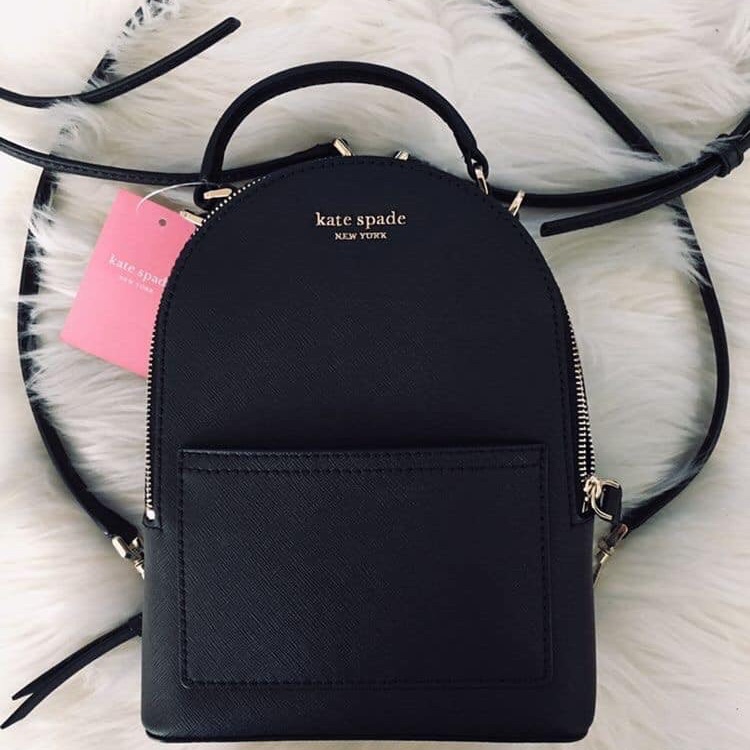 Shop Kate Spade New York Black Backpack online 