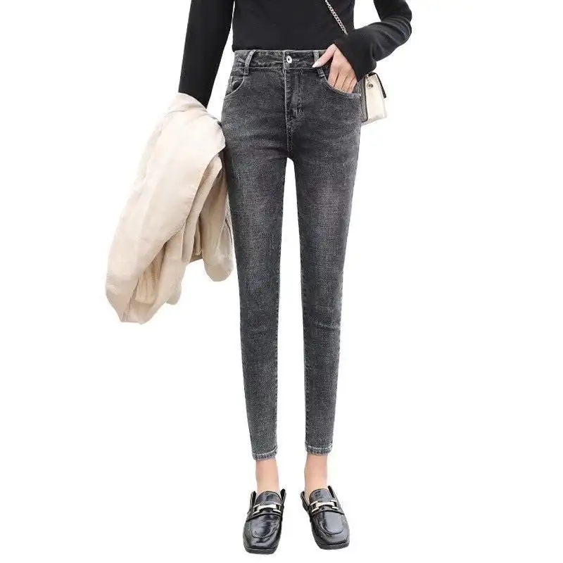 grey skinny pants womens