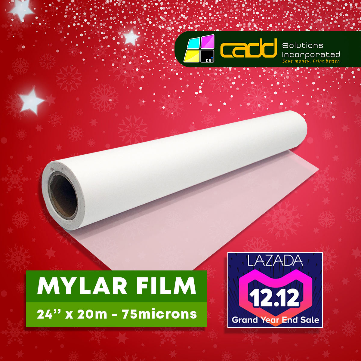 Mylar film paper - 17 inches x 21 inches CUT SIZE • 100 SHEETS - 100  MICRONS BRAND: PRIME