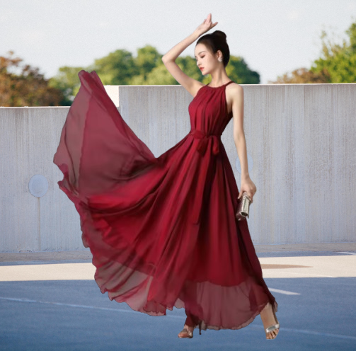 Elegant Binyag Outfit For Ninang High-Quality Women Abay Dress