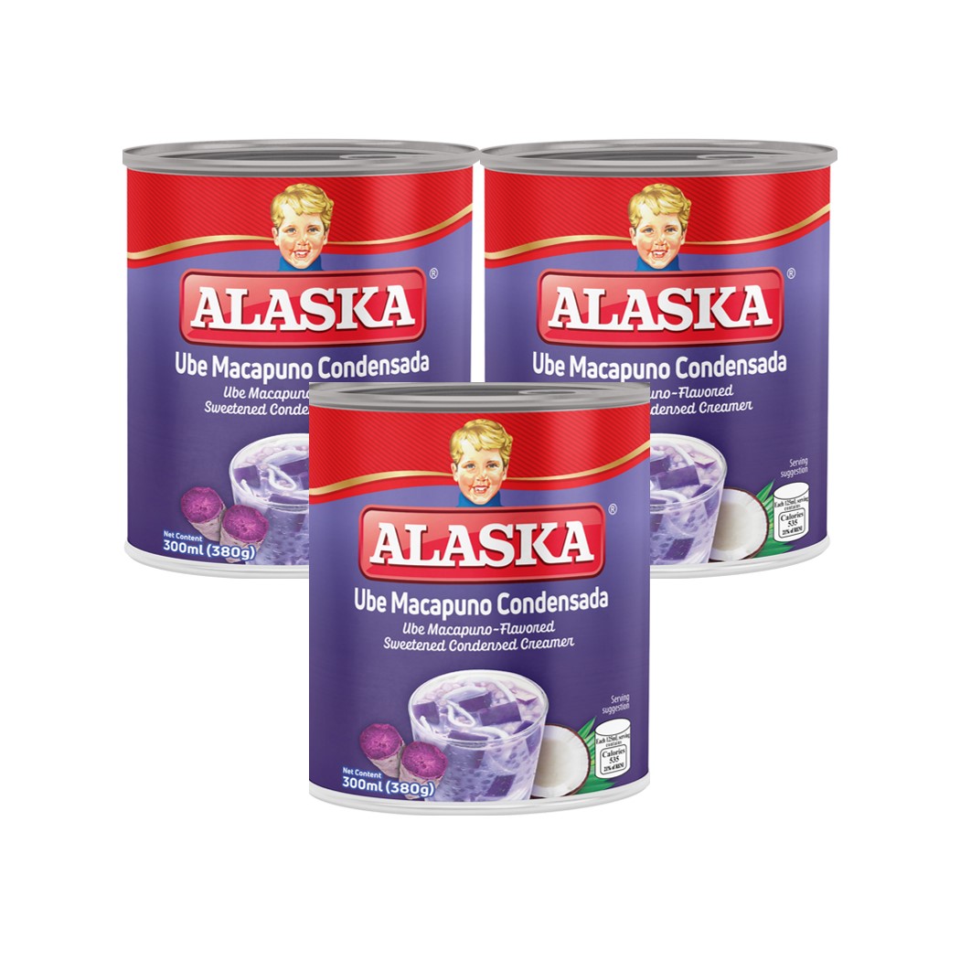 Alaska Condensada Ube Condensed Creamer 380g - Pack of 3 | Lazada PH
