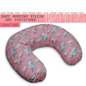 Little Pony Baby Nursing Pillow with Removable Cover