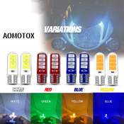 Motorcycle 6 LED T10 Park Light Set by Brand