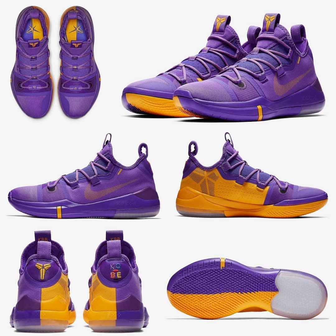 Nike_Kobe Ad 'Lakers Basketball Shoes 