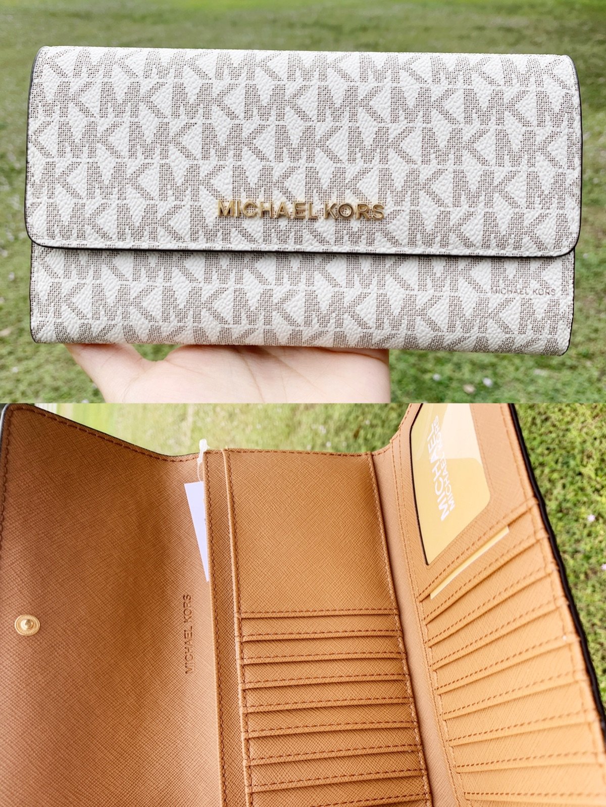 Michael Kors Jet Set Travel Wallet for Women Luxury Bags  Wallets on  Carousell