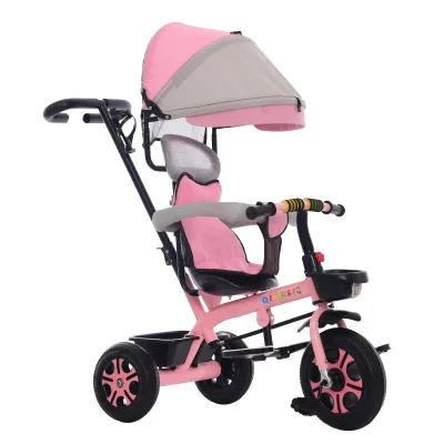 New Children's Tricycle Bicycle Trolley Baby Toddler Bicycle Men and Women Bike 1-3-5 Years Cycle (2)