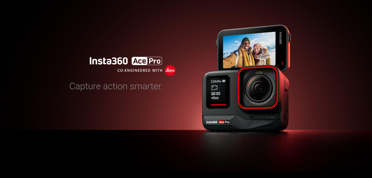 Insta360 Ace Pro Waterproof Smart Action Camera Co-Engineered with Lei – JG  Superstore