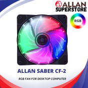 Allan Superstore Saber RGB Cooling Fan for Desktop Computers