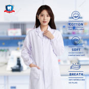 Lab Gown for Doctors and Nurses - Universal White Scrub Suit