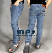 MPJ Men's Stretchable Skinny Blue Jeans: Trendy and Comfortable