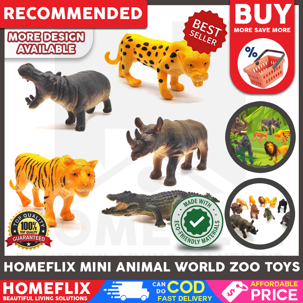 Shop Zoo Animals Toys Set with great discounts and prices online - Aug 2022  | Lazada Philippines