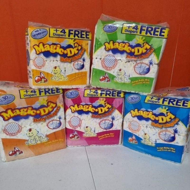 Magic dry best sale diaper large price