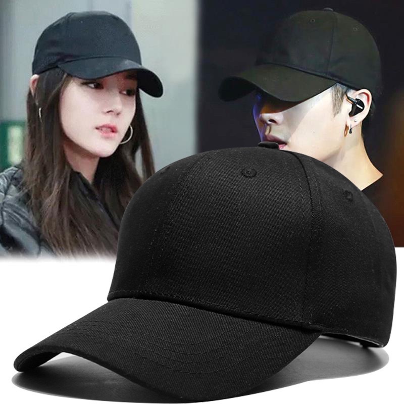 RAINBOWCO Plain Baseball Cap Korean Hat For Men And Women Unisex Cotton  Adjustable